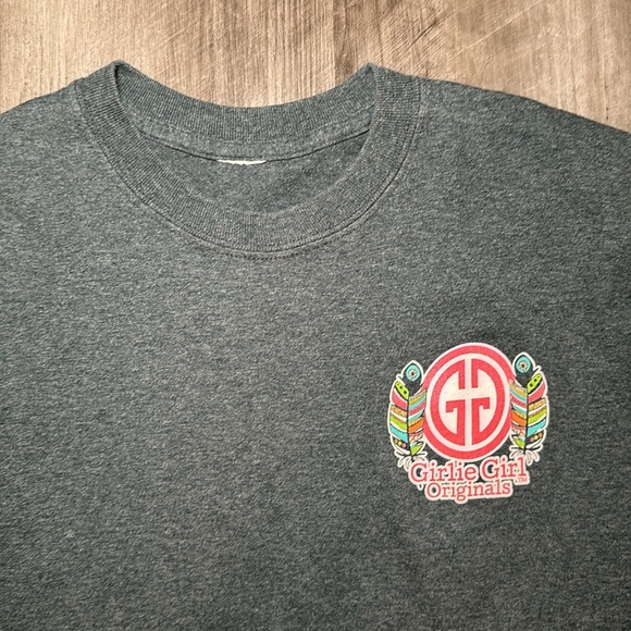 Girlie Girl Originals Psalm 91:4 Tee - Medium - Picture 4 of 4